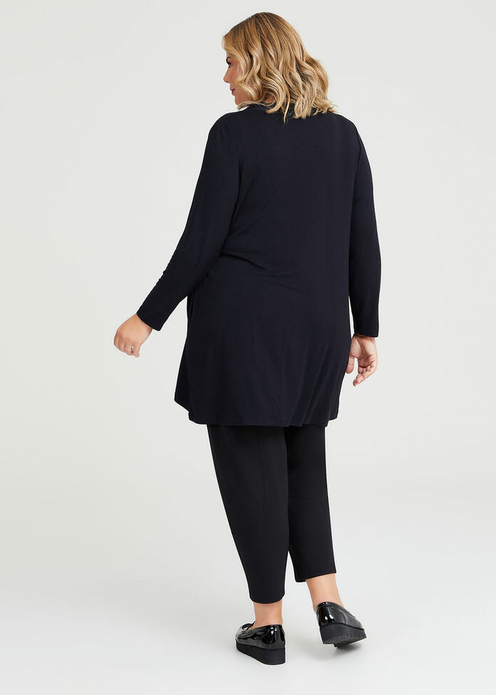 Shop Plus Size Mystify Me Natural Tunic in Black | Taking Shape AU