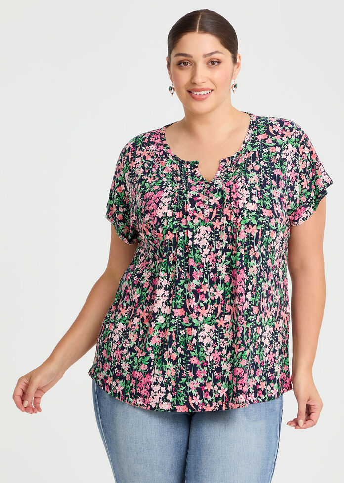 Kylie Henley Neck Top, , hi-res