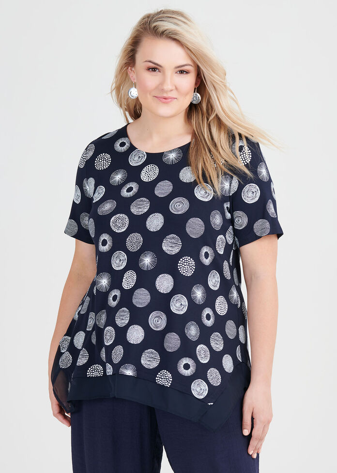 Bamboo Fun Circles Top, , hi-res