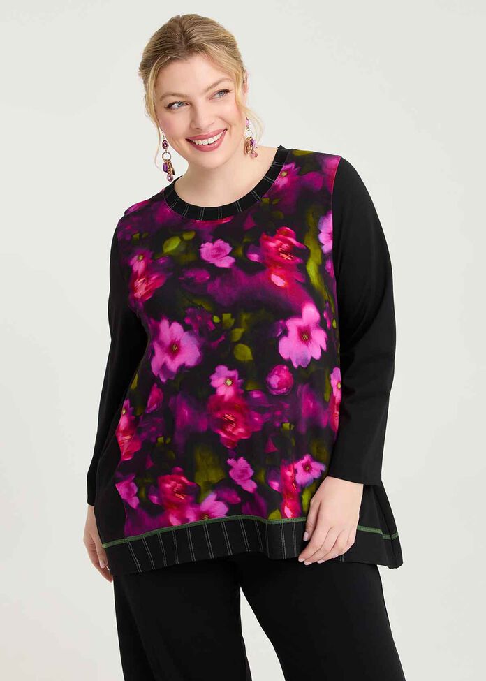 Ponte Elena Spliced Top, , hi-res