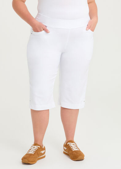 Plus Size Editorial Pocket Long Short