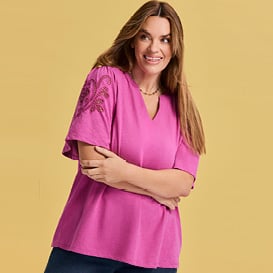 Womens Plus Size Tops & T-Shirts