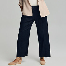Plus Size Wide Leg Pants