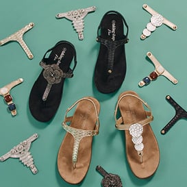 Create a custom sandal