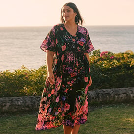 Womens Plus Size Black Dresses