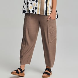 Plus Size Linen Pants