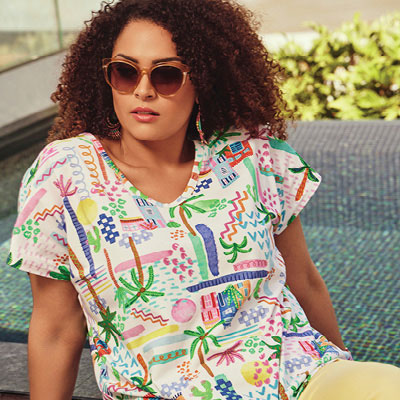 Cute plus size tops for summer online