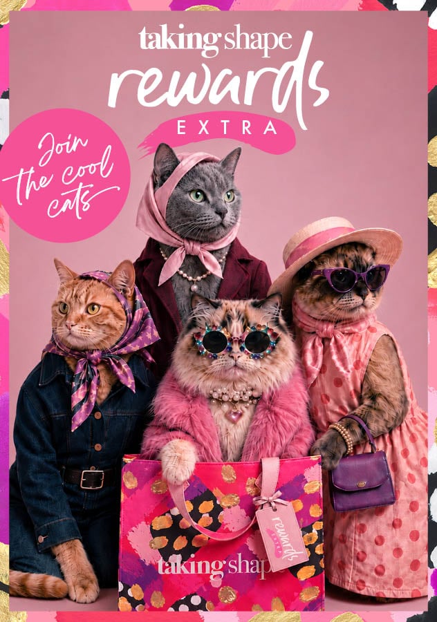 Join the cool cats — Taking Shape Rewards Extra