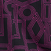 Cotton Active Linear T-shirt, black/power pink, swatch