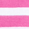 Australian Cotton Stripe T-shirt, pink flambe/white, swatch