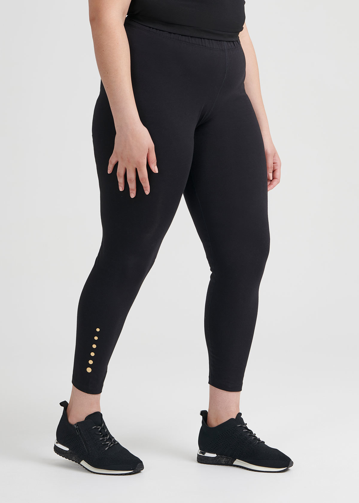 Shop Plus Size Favourite Active Legging in Black Taking Shape AU