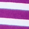 Good Earth Australian Cotton Stripe T-shirt, deep orchid/white, swatch