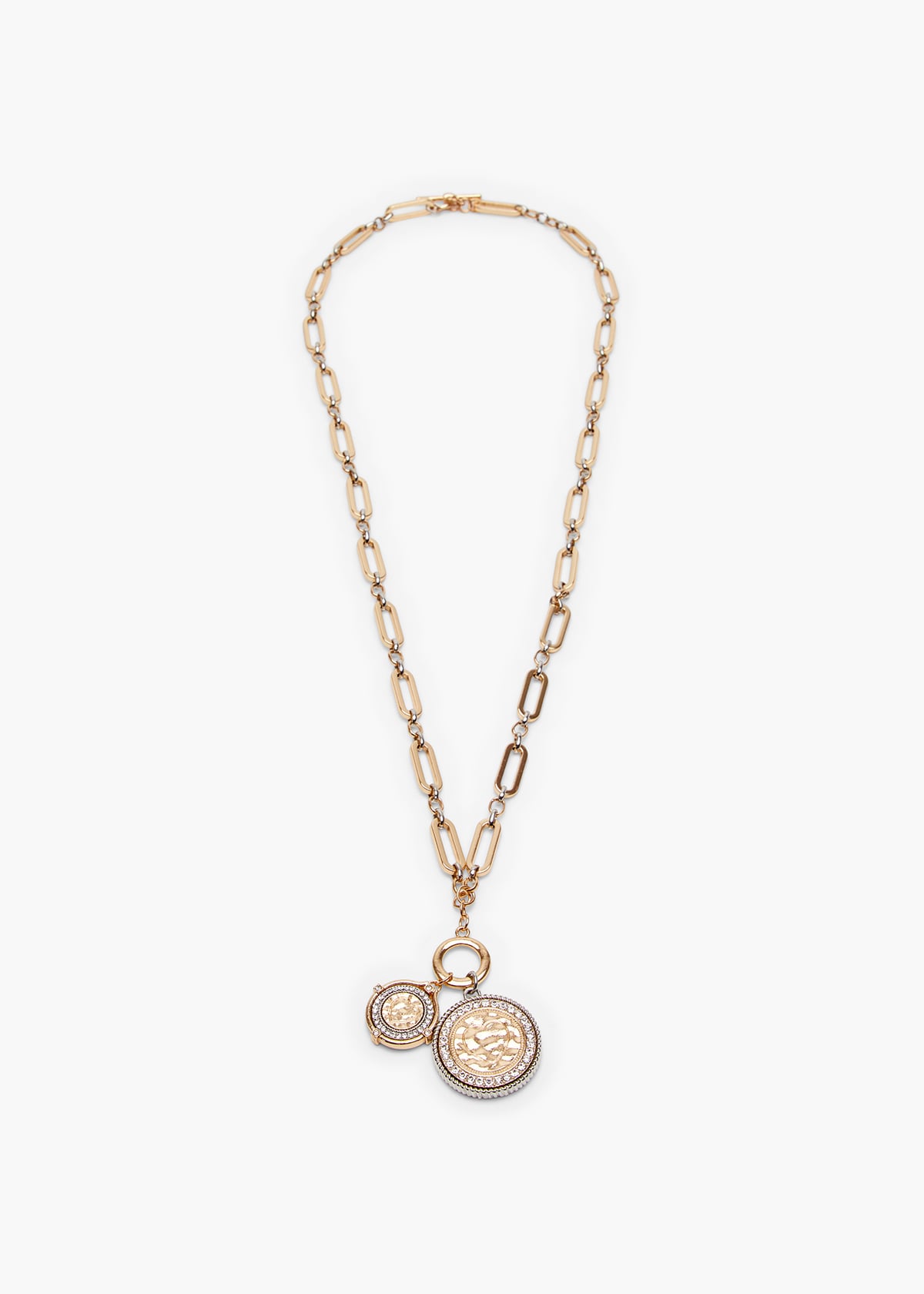 Two Way Wear Coin Necklace
