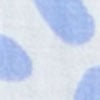 Cotton Batik Print Top, wisteria blue/white, swatch