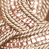 Jewel Rope Wedge Sandal, rose gold, swatch
