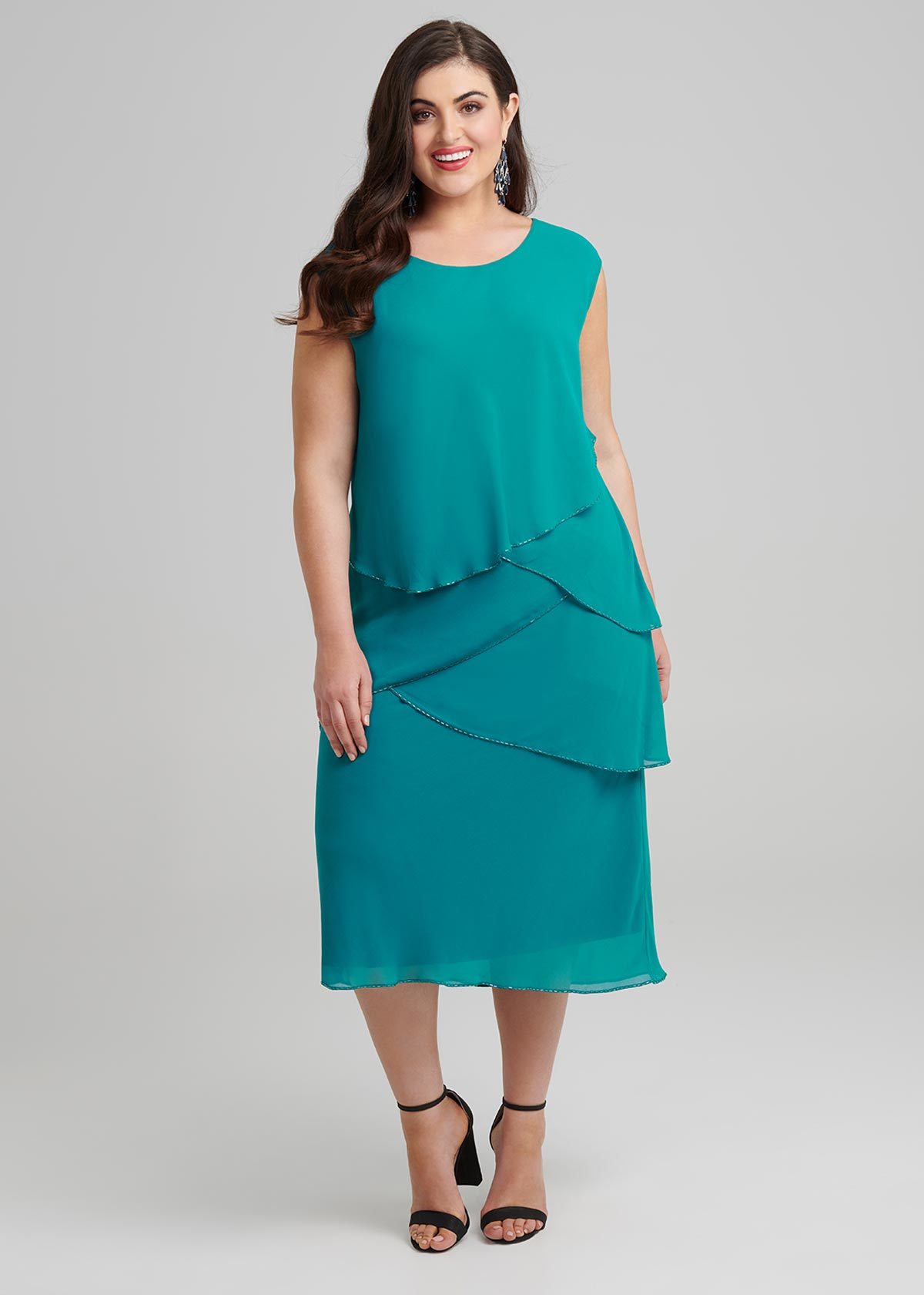 Shop Julie Cocktail Dress in blue in sizes 12 to 24