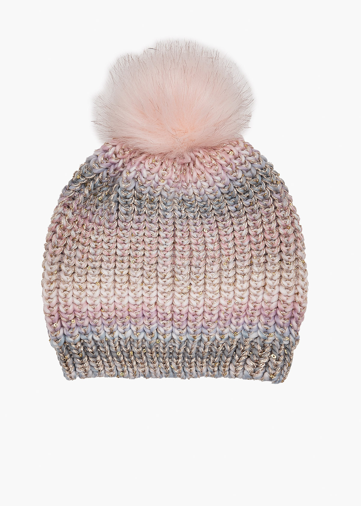 Shimmer Sequin Knit Beanie main image 1