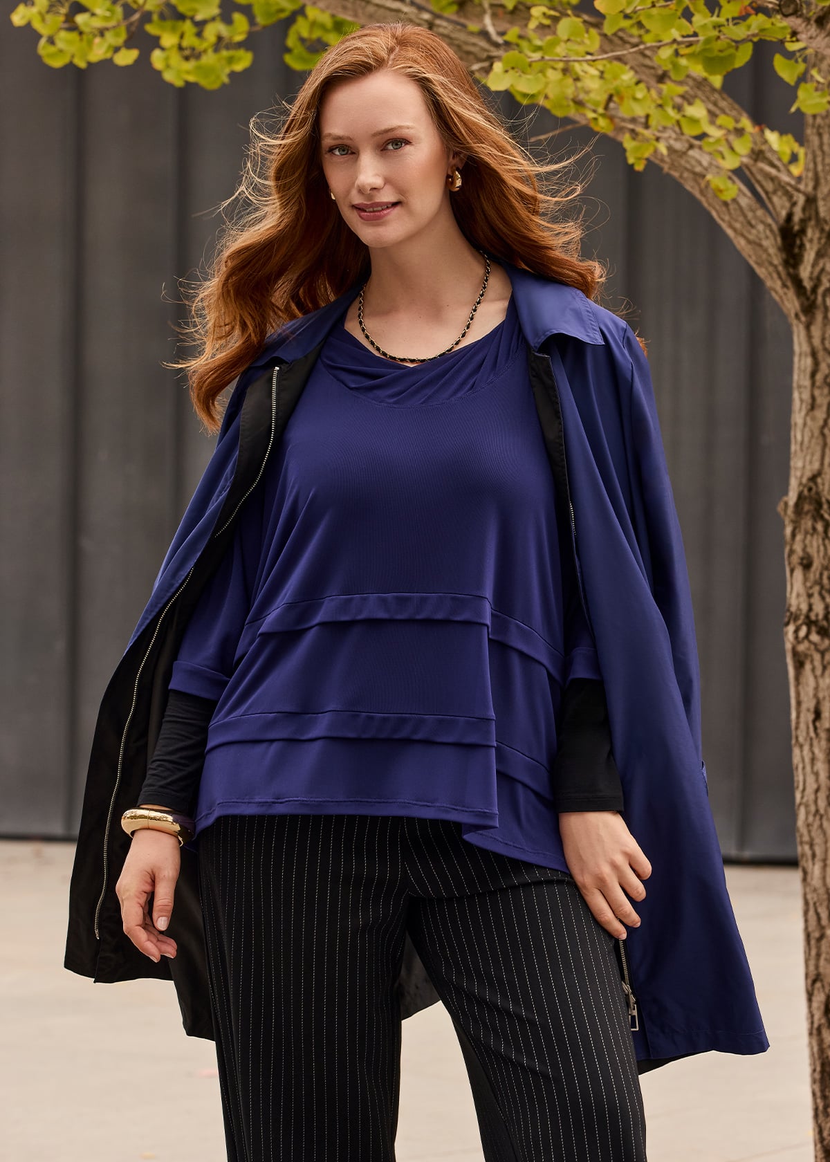 Mesh Indigo Violet Overtop