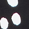 Zip Neck Polka Dot Natural Top, black/white spot, swatch