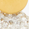 Gold Diamante Drop Earrings, gold, swatch