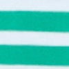 Good Earth Australian Cotton Stripe T-shirt, electric green/white, swatch