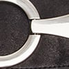 Stretch Metallic Belt, black, swatch