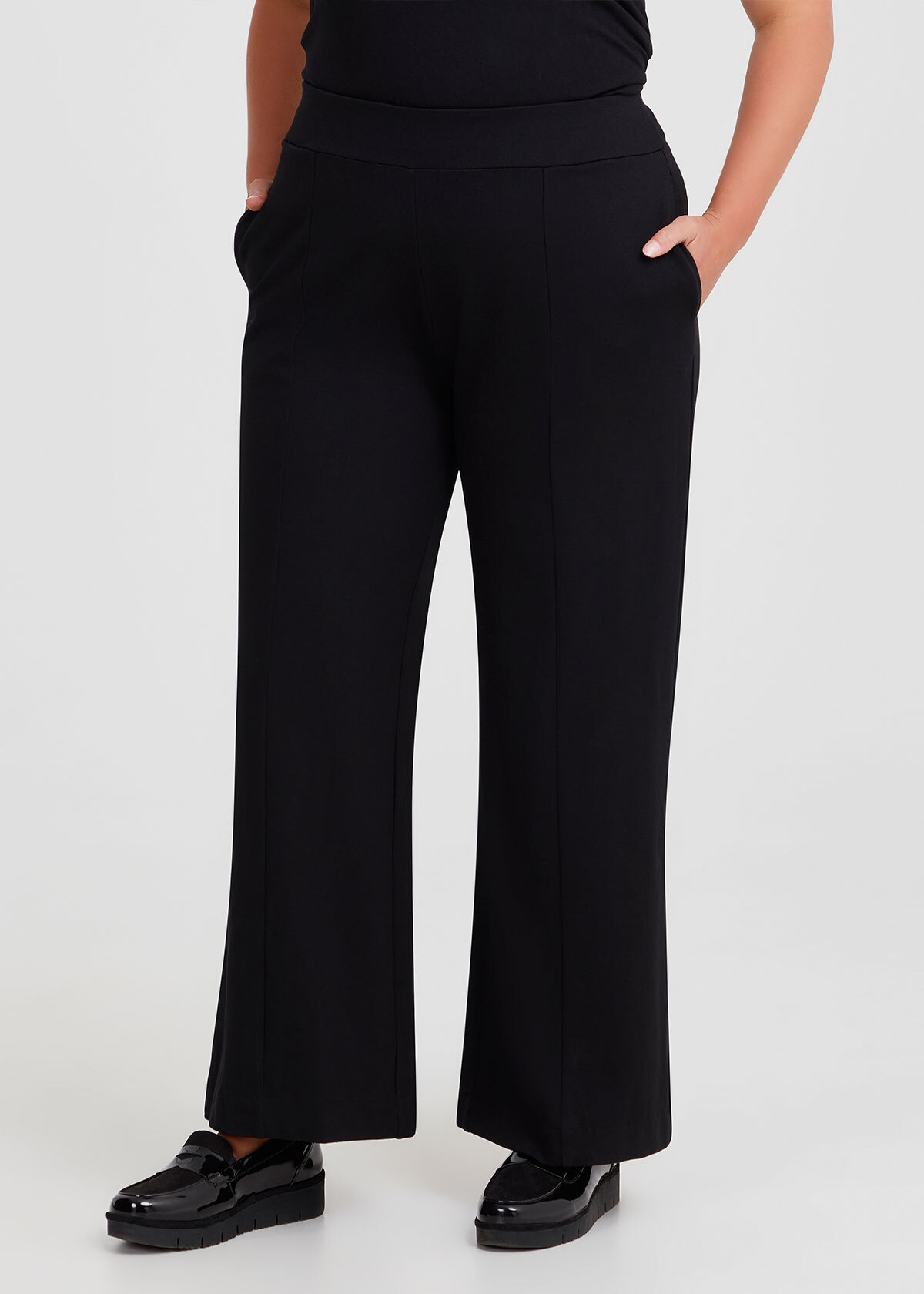 Ponte Harper Wide Leg Pant