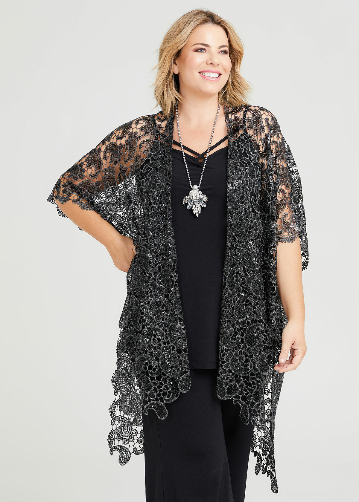 Shop Sparkle Lace Cape | Accessories | Taking Shape AU