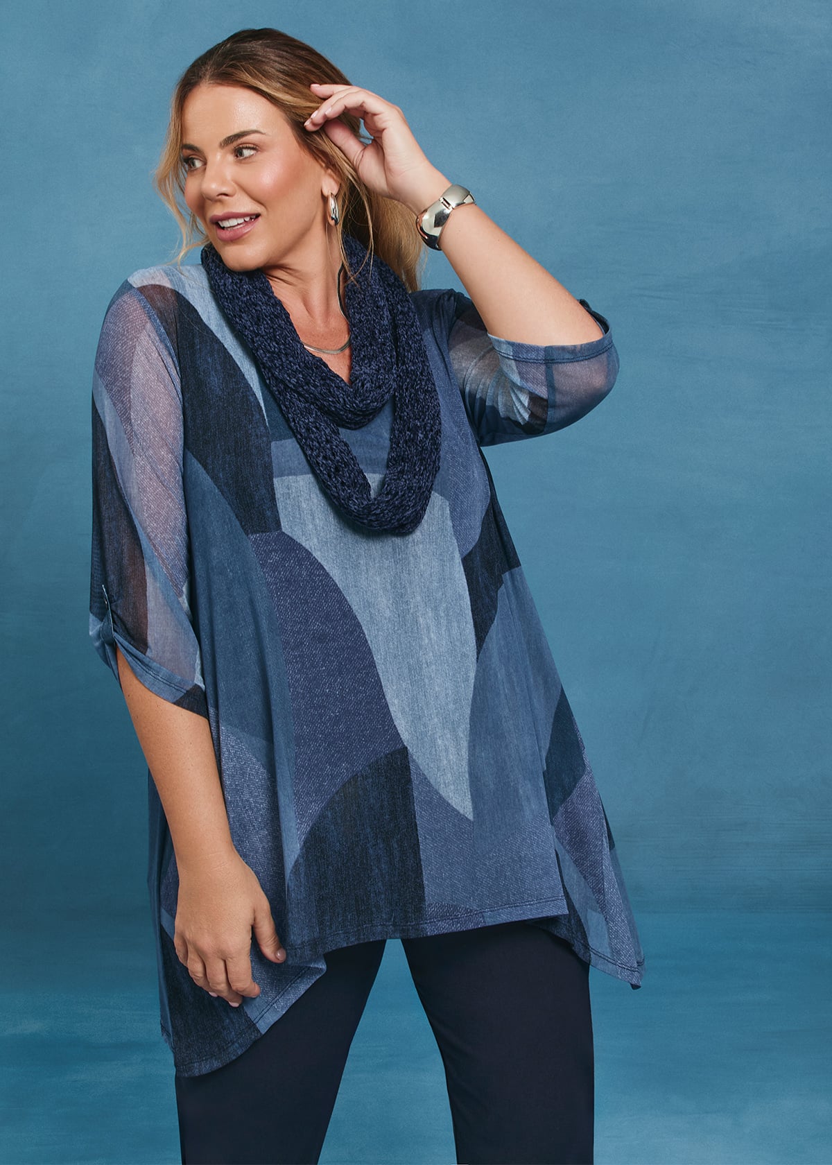 Mesh Layered Tunic
