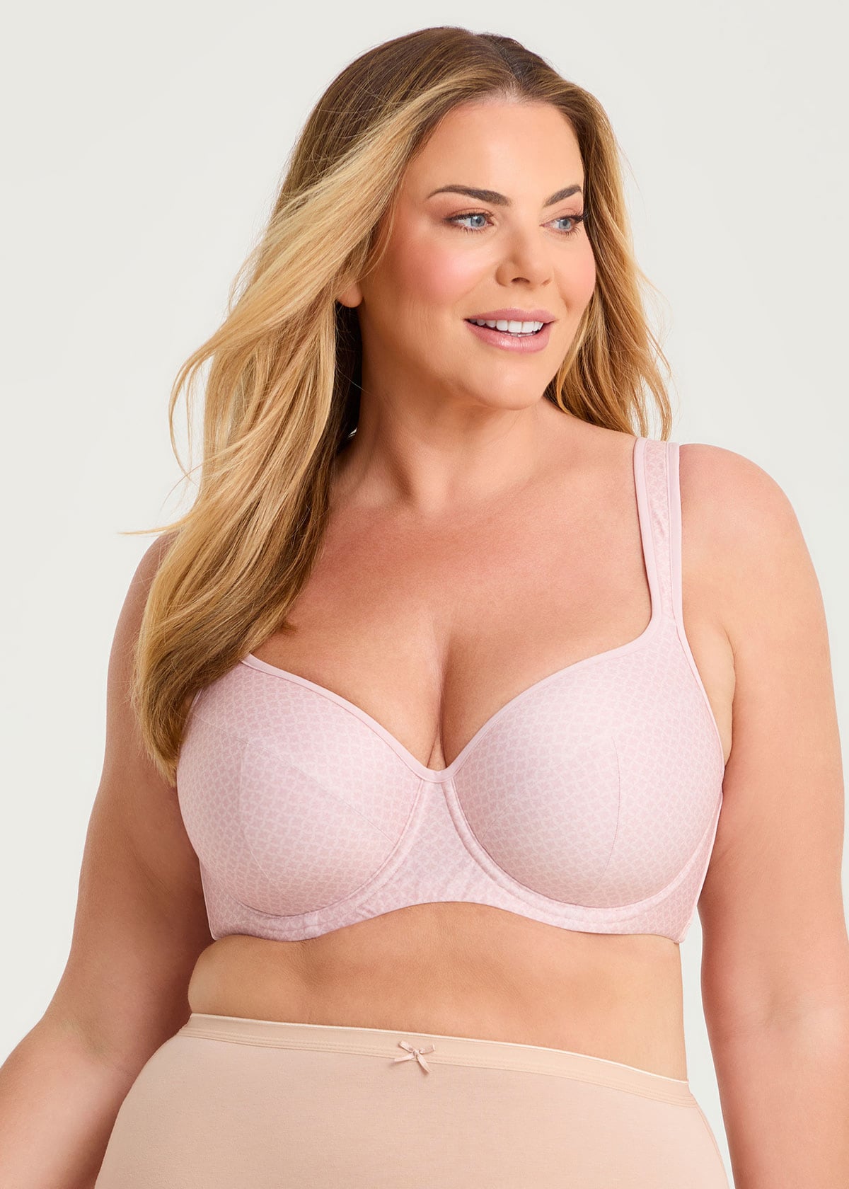 Taking Shape Soft Contour T-shirt Bra Size 22C in Print - Plus Size Women's
