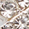 Diamante Crown Earrings, , swatch