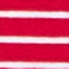 Scoop Neck Stripe T-shirt, red/white, swatch