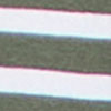 Good Earth Australian Cotton Stripe T-shirt, willow green/white, swatch