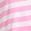 Cotton Stripe Polo Top, pink, swatch