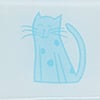 Cool Cat Pill Box, light blue, swatch
