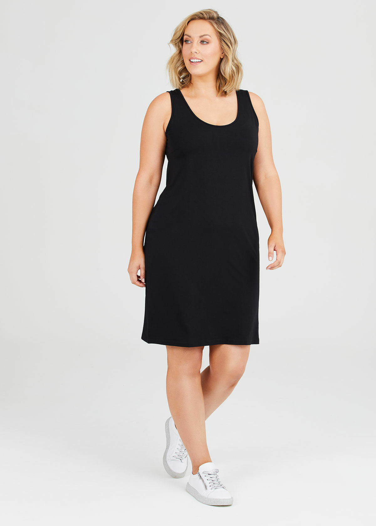 sookie slip dress in bamboo