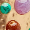 Natural Gems Pendant Necklace, gold, swatch