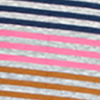 Cotton Stripe T-shirt, multi stripe, swatch