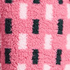 Plush Check Hooded Dressing Gown, print, swatch