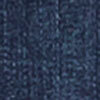 Cotton Peplum Denim Jacket, mid indigo, swatch
