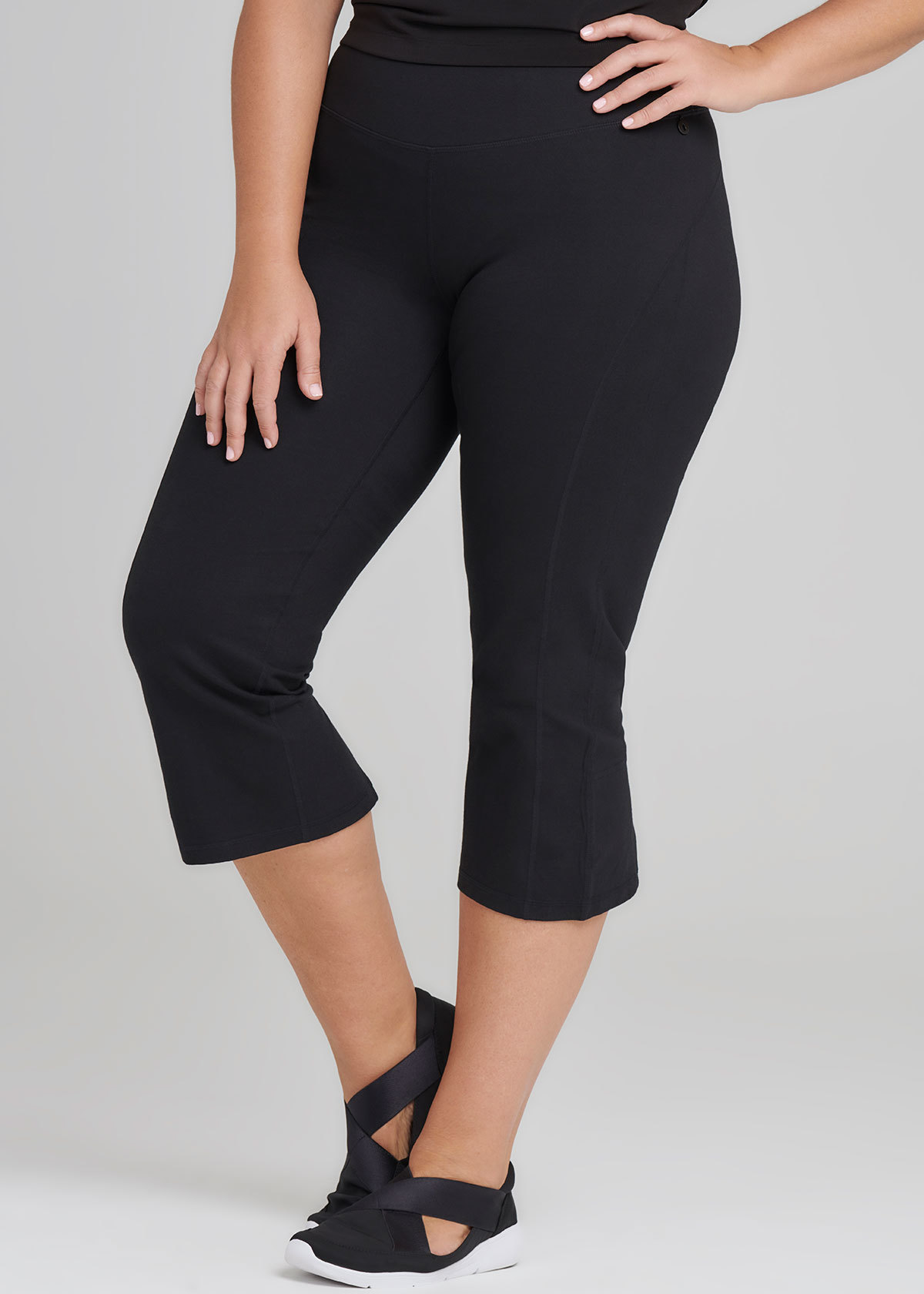 Shop Plus Size Yoga Pant, Black Taking Shape AU
