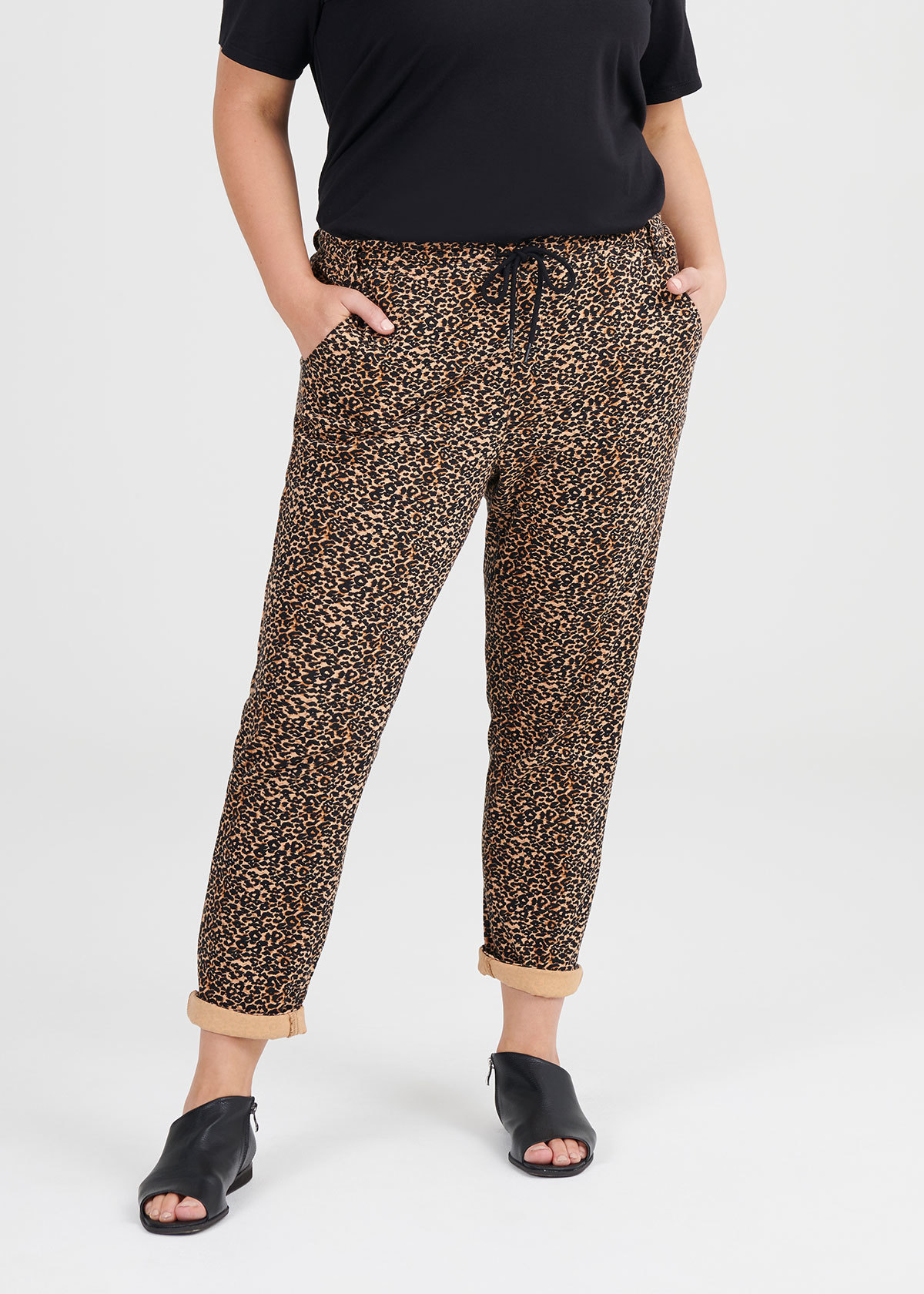 Shop Plus Size Animal Print Jogger in Print | Taking Shape AU