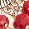 Charlotte's Web Necklace, red, swatch