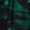 Colour Focus Natural Shirt, jewel green print, swatch