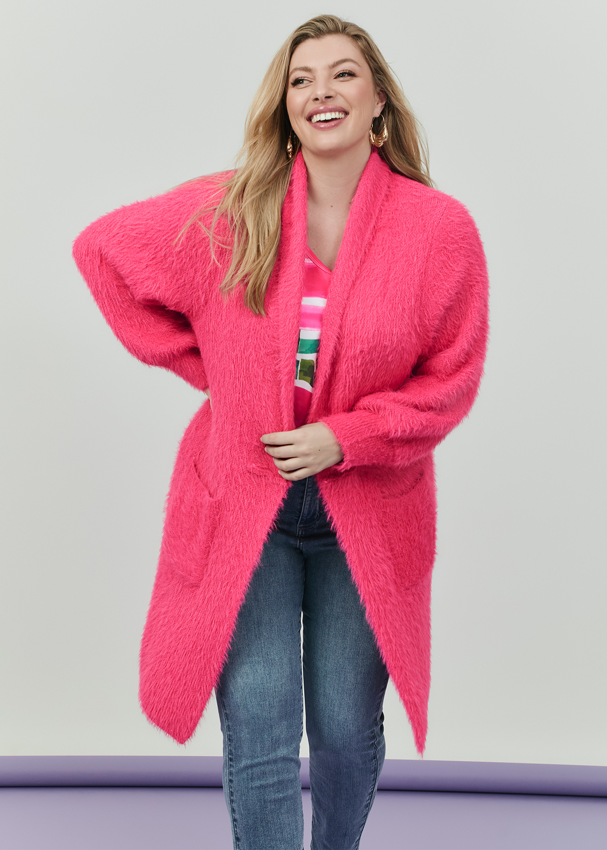 Fluffy Knit Cosy Cardigan