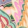 Natural Jacobean Scarf Print Top, print, swatch