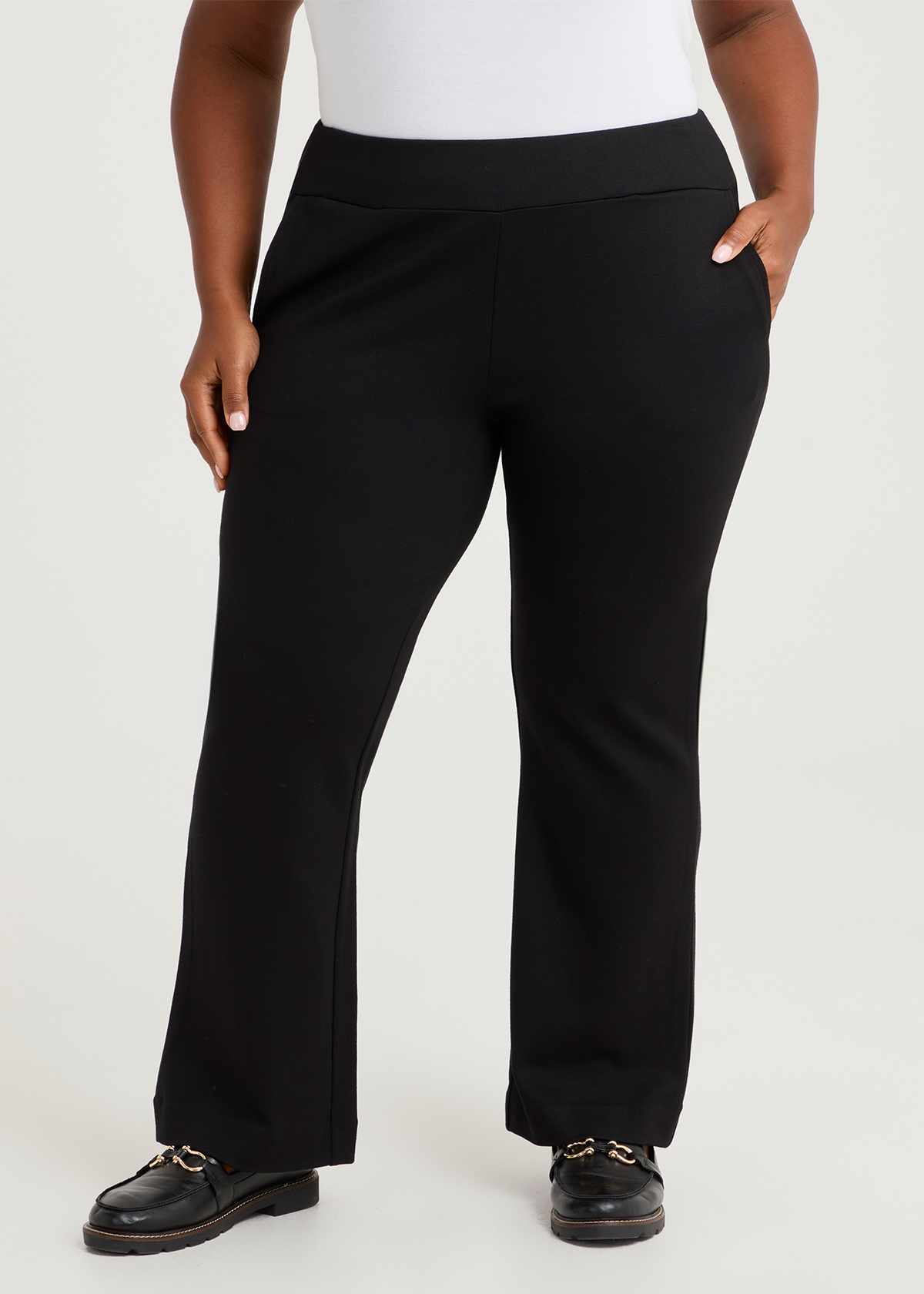 Bootleg Natural Ponte Pant