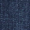 Cotton Peplum Denim Jacket, mid indigo, swatch