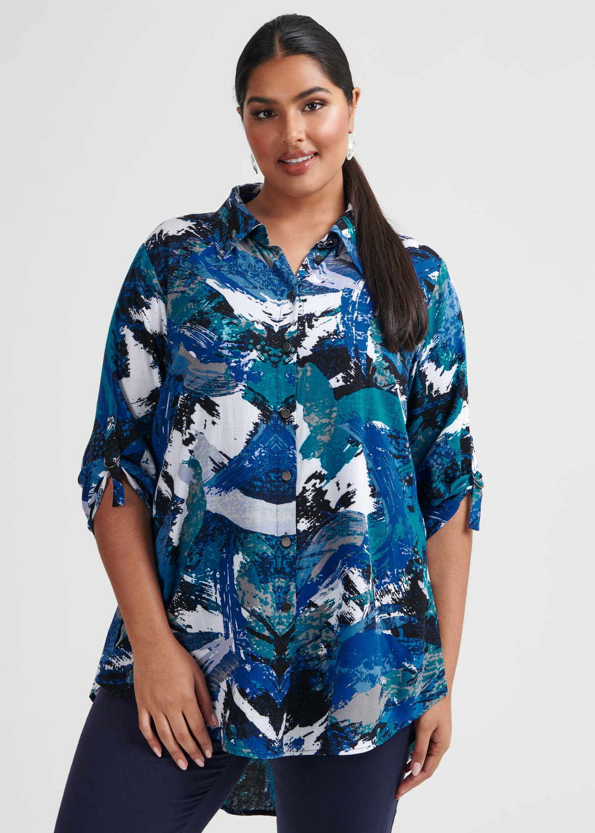 Shop Plus Size Crystal Shirt in Print | Taking Shape AU