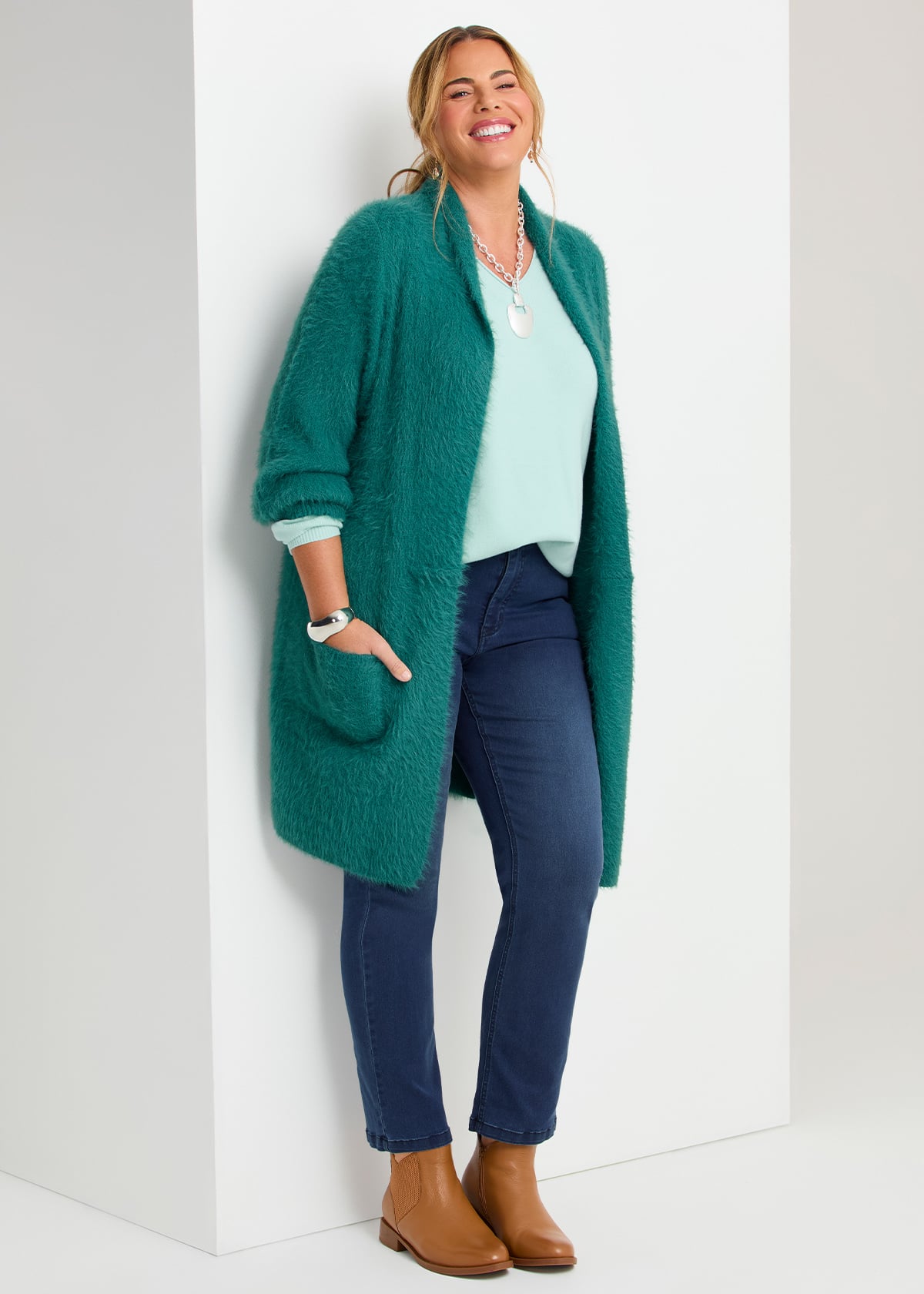Fluffy Knit Cosy Cardigan